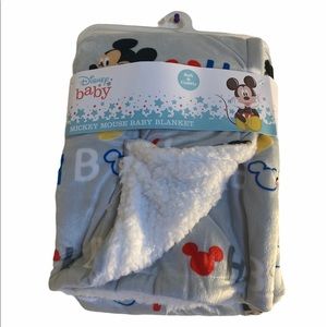 Mickey mouse baby blanket